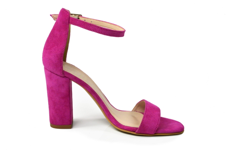 Amarantowe sandałki na obcasie słupku (4).jpg