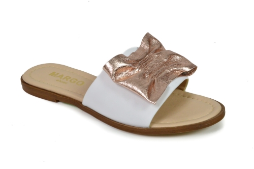 Biało - różowe klapki na płaskiej podeszwie.jpg