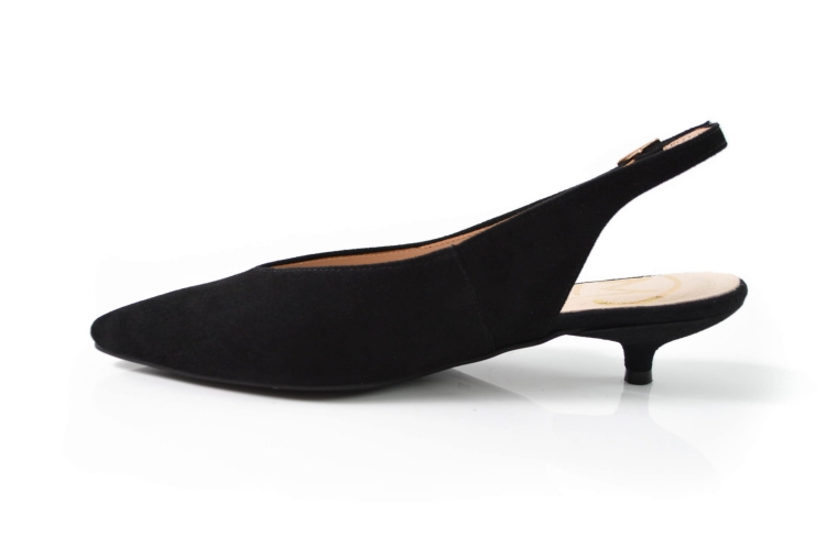 Czarne czółenka bez pięty niska szpilka zamszowe bok 2.jpg