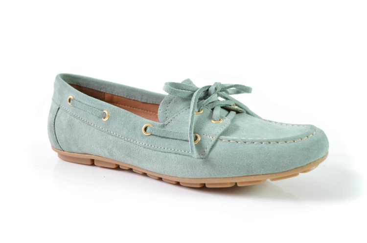 Miętowe zamszowe mokasyny wygodne płaskie miękkie.jpg