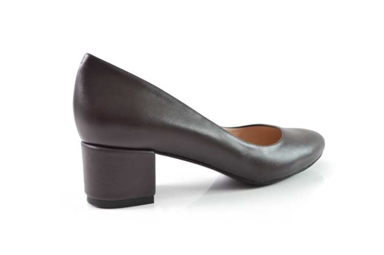 Czółenka w kolorze burgund niski obcas 4 cm ciemny bordo okrągły czubek